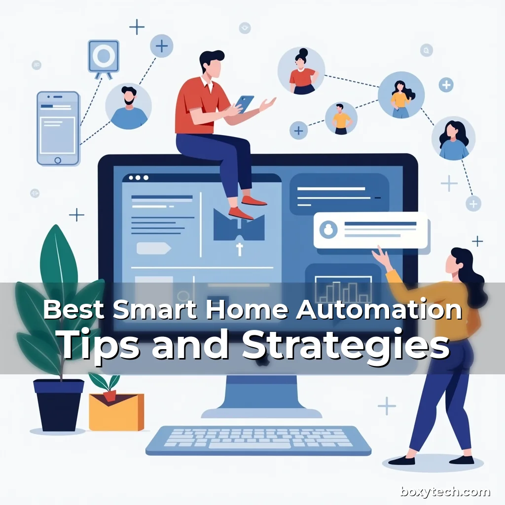 Artistic representation for Best Smart Home Automation Tips and Strategies