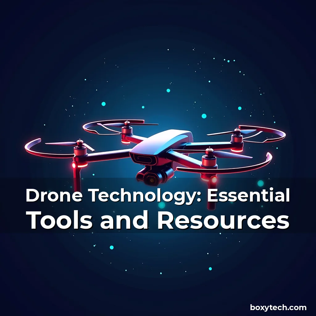 Artistic representation for Drone Technology: Essential Tools and Resources