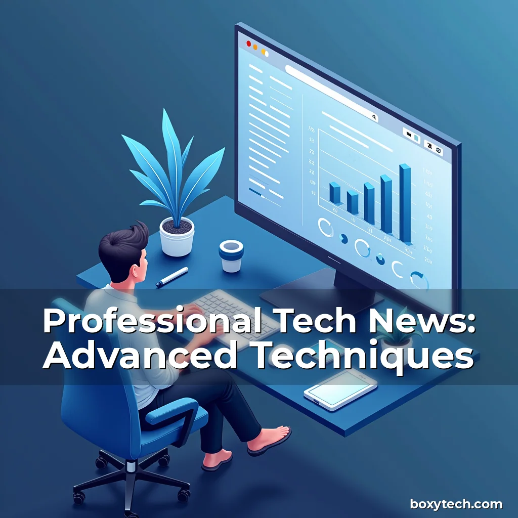 Artistic representation for Professional Tech News: Advanced Techniques