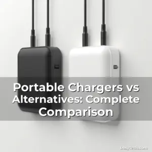 Artistic representation for Portable Chargers vs Alternatives: Complete Comparison