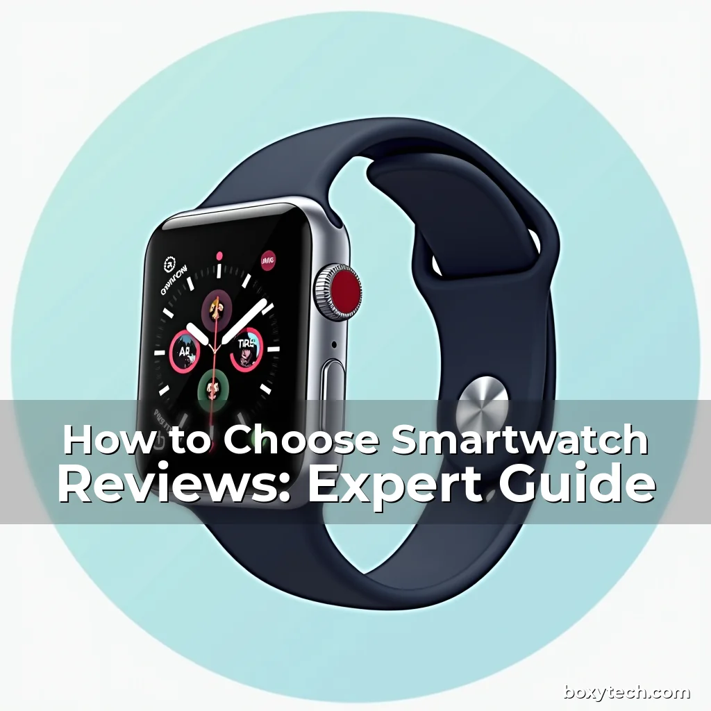 Artistic representation for How to Choose Smartwatch Reviews: Expert Guide