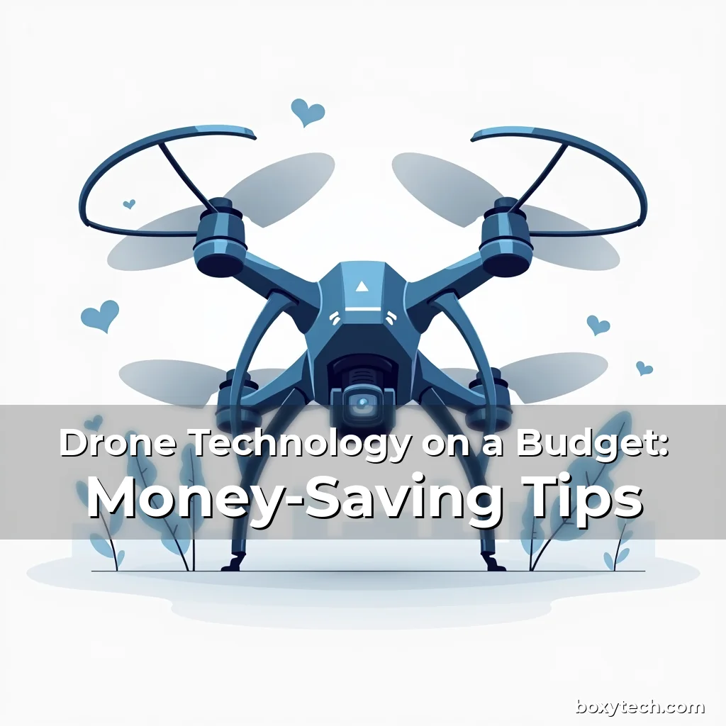 Artistic representation for Drone Technology on a Budget: Money-Saving Tips