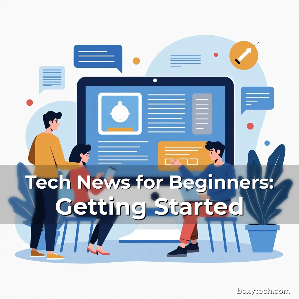 Artistic representation for Tech News for Beginners: Getting Started
