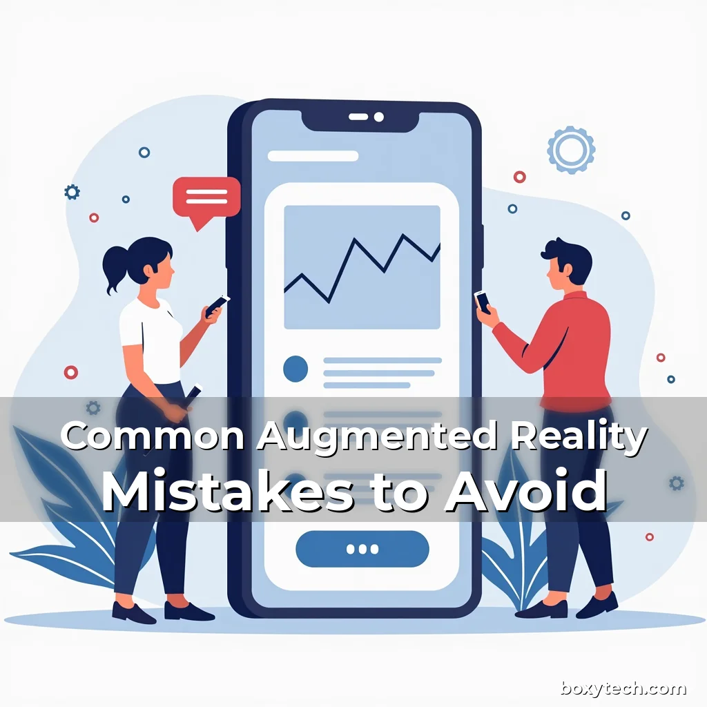 Artistic representation for Common Augmented Reality Mistakes to Avoid