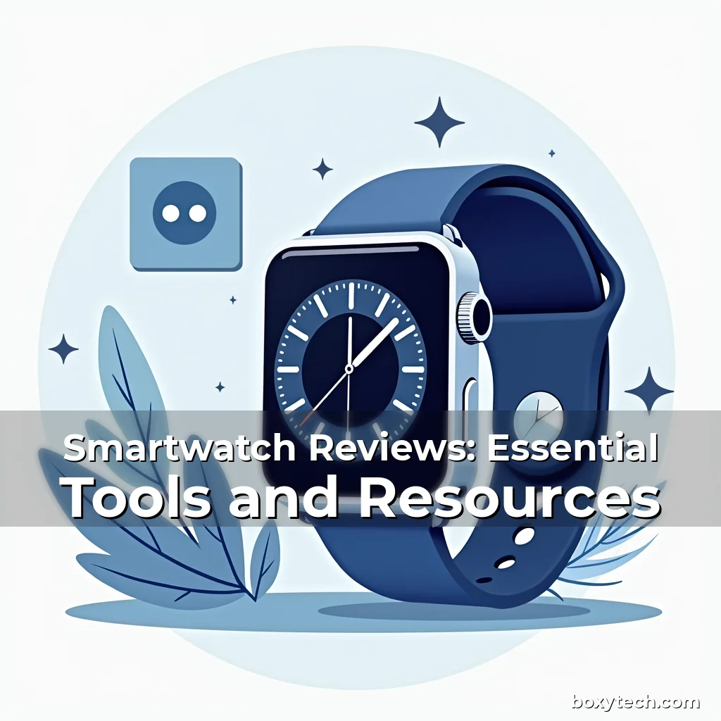 Artistic representation for Smartwatch Reviews: Essential Tools and Resources