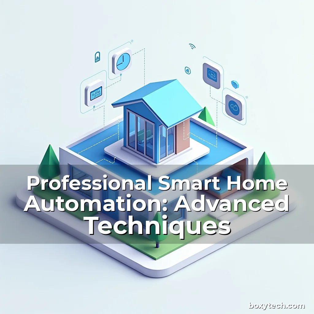 Artistic representation for Professional Smart Home Automation: Advanced Techniques