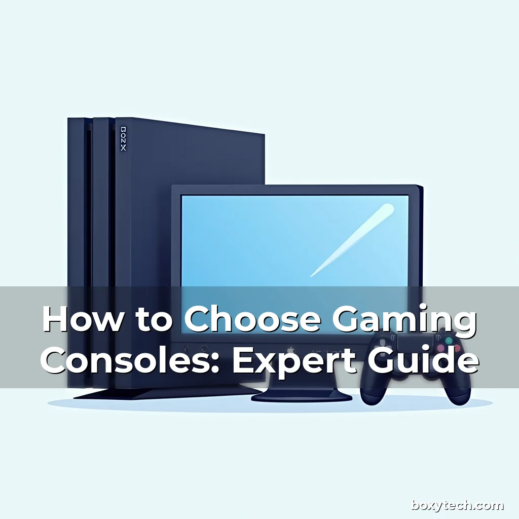 Artistic representation for How to Choose Gaming Consoles: Expert Guide