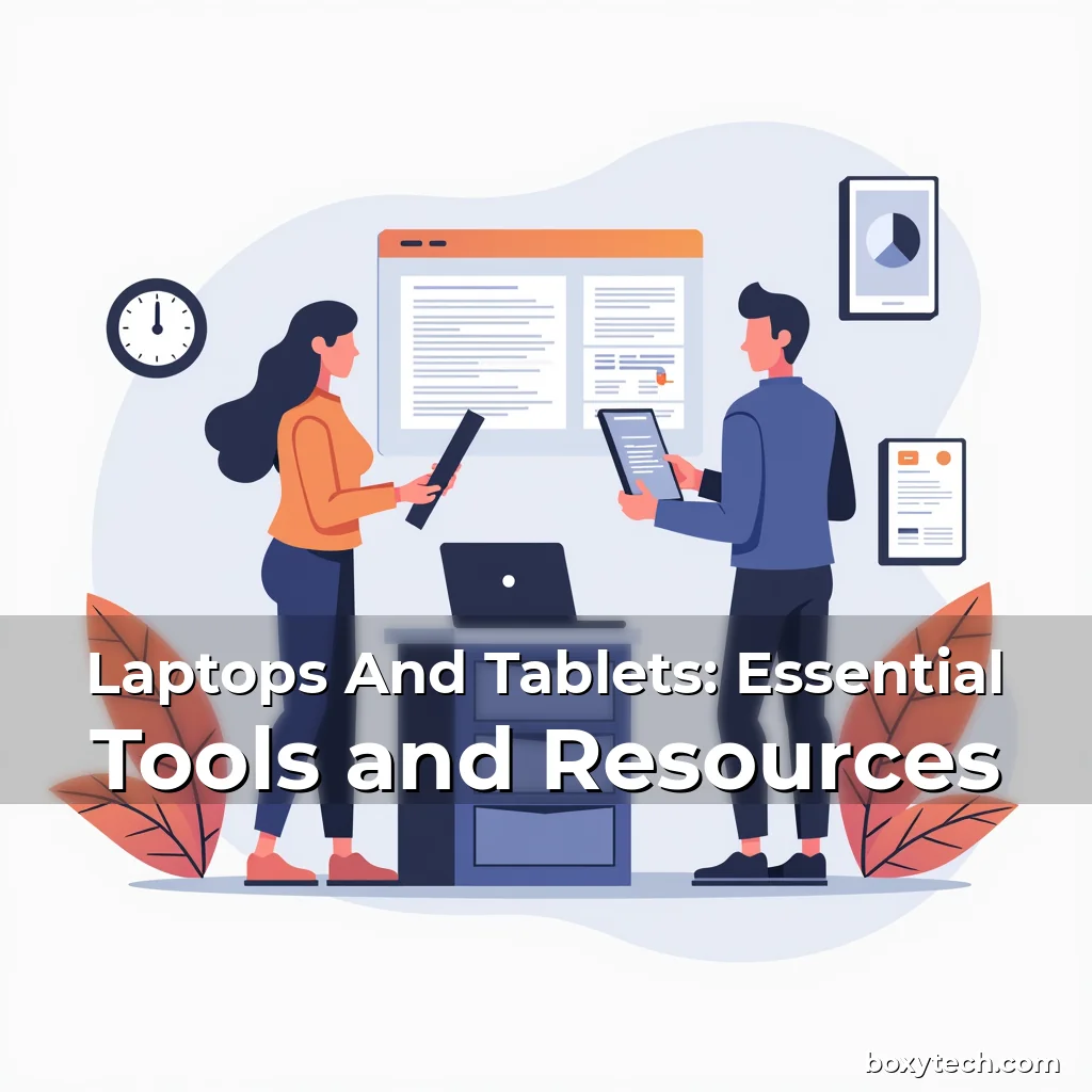 Artistic representation for Laptops And Tablets: Essential Tools and Resources