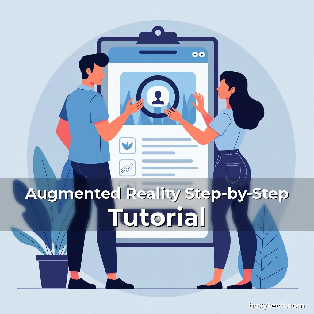 Artistic representation for Augmented Reality Step-by-Step Tutorial