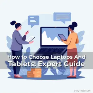 Artistic representation for How to Choose Laptops And Tablets: Expert Guide