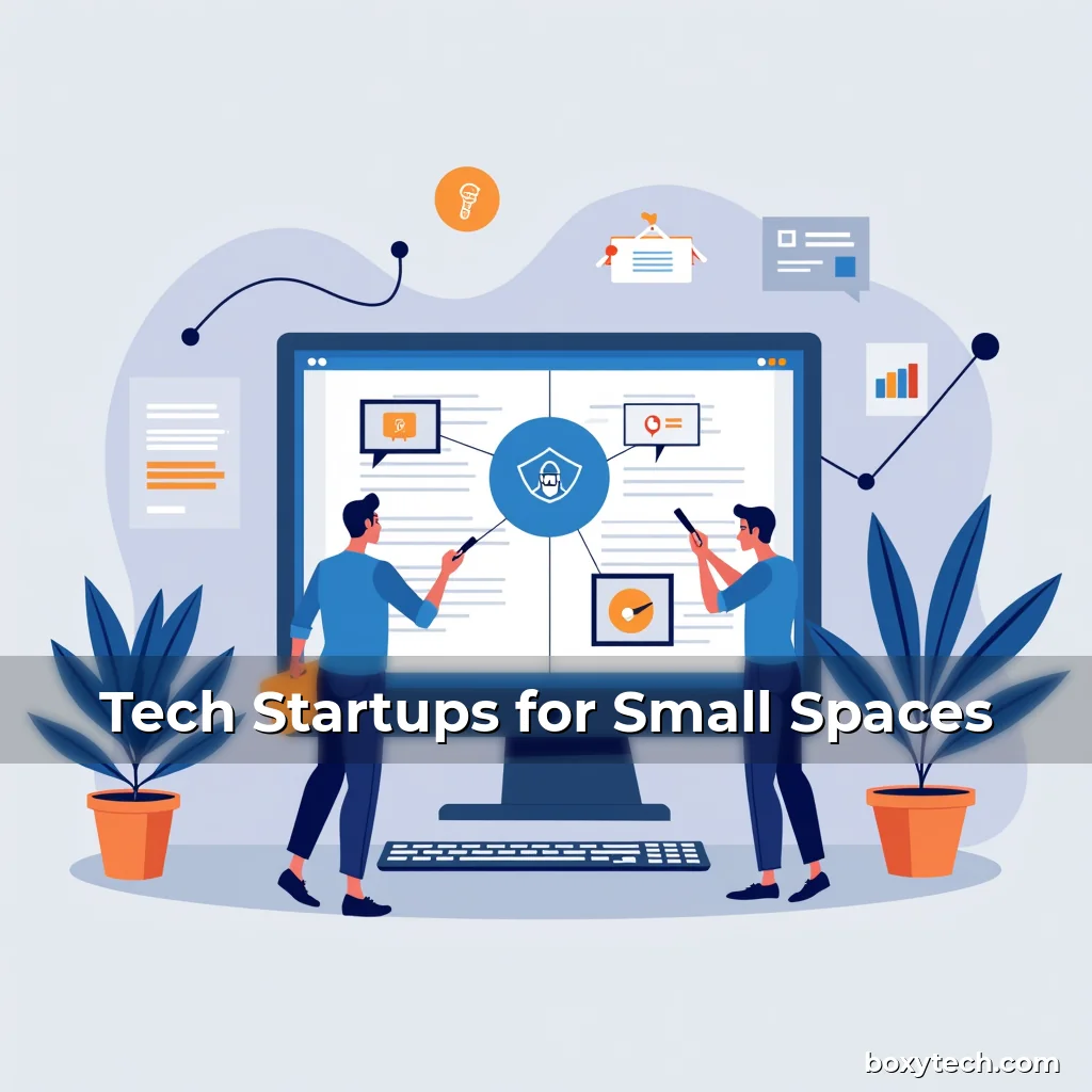 Artistic representation for Tech Startups for Small Spaces