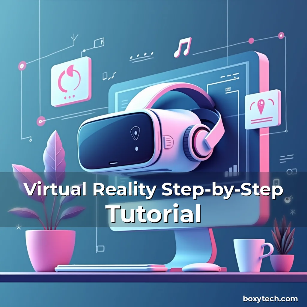 Artistic representation for Virtual Reality Step-by-Step Tutorial