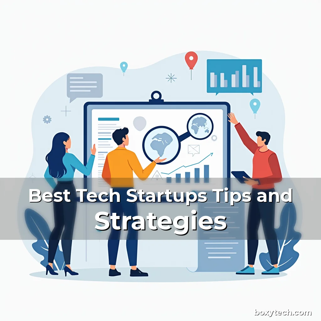 Artistic representation for Best Tech Startups Tips and Strategies