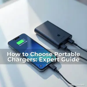 Artistic representation for How to Choose Portable Chargers: Expert Guide