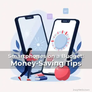 Artistic representation for Smartphones on a Budget: Money-Saving Tips