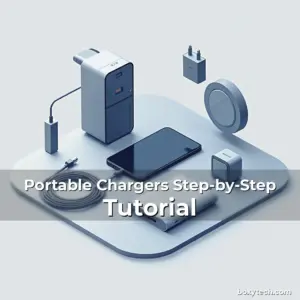Artistic representation for Portable Chargers Step-by-Step Tutorial