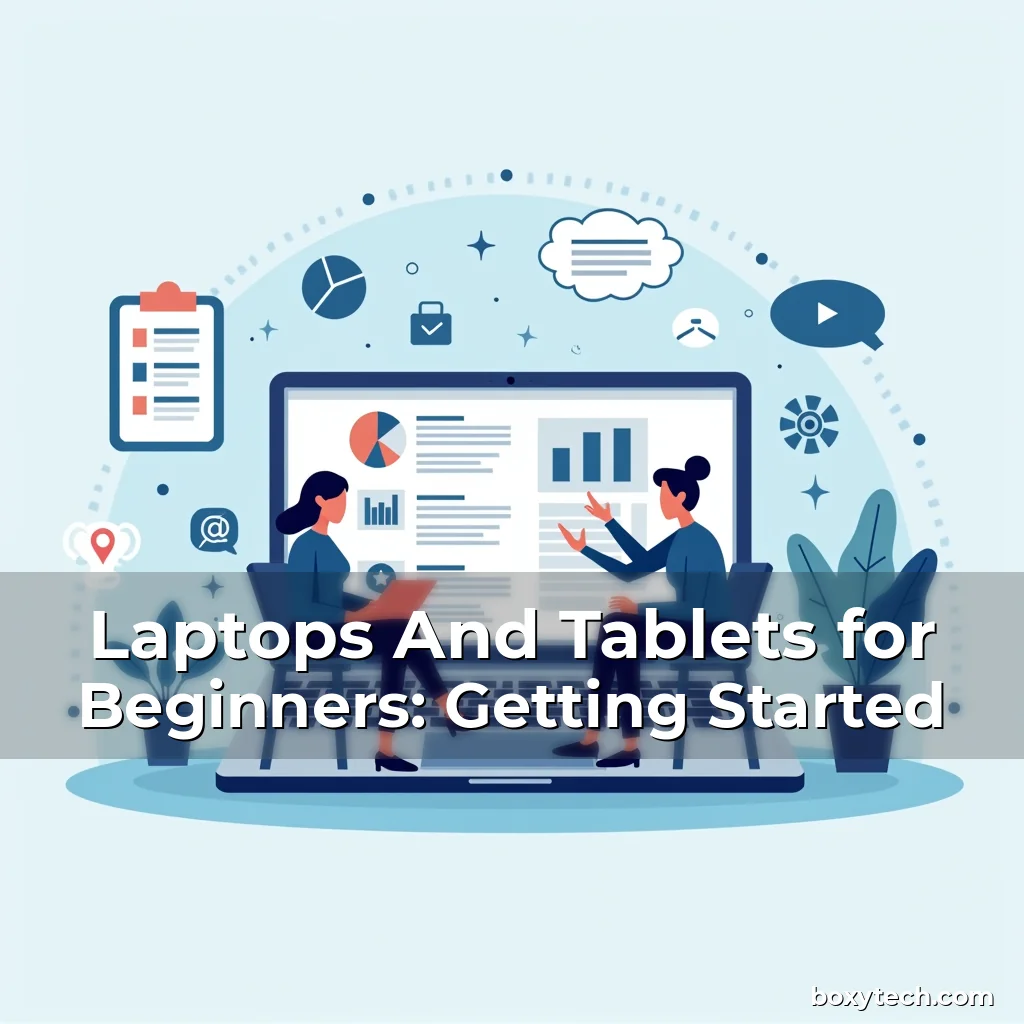 Artistic representation for Laptops And Tablets for Beginners: Getting Started