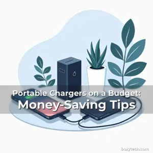 Artistic representation for Portable Chargers on a Budget: Money-Saving Tips