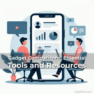 Artistic representation for Gadget Comparisons: Essential Tools and Resources