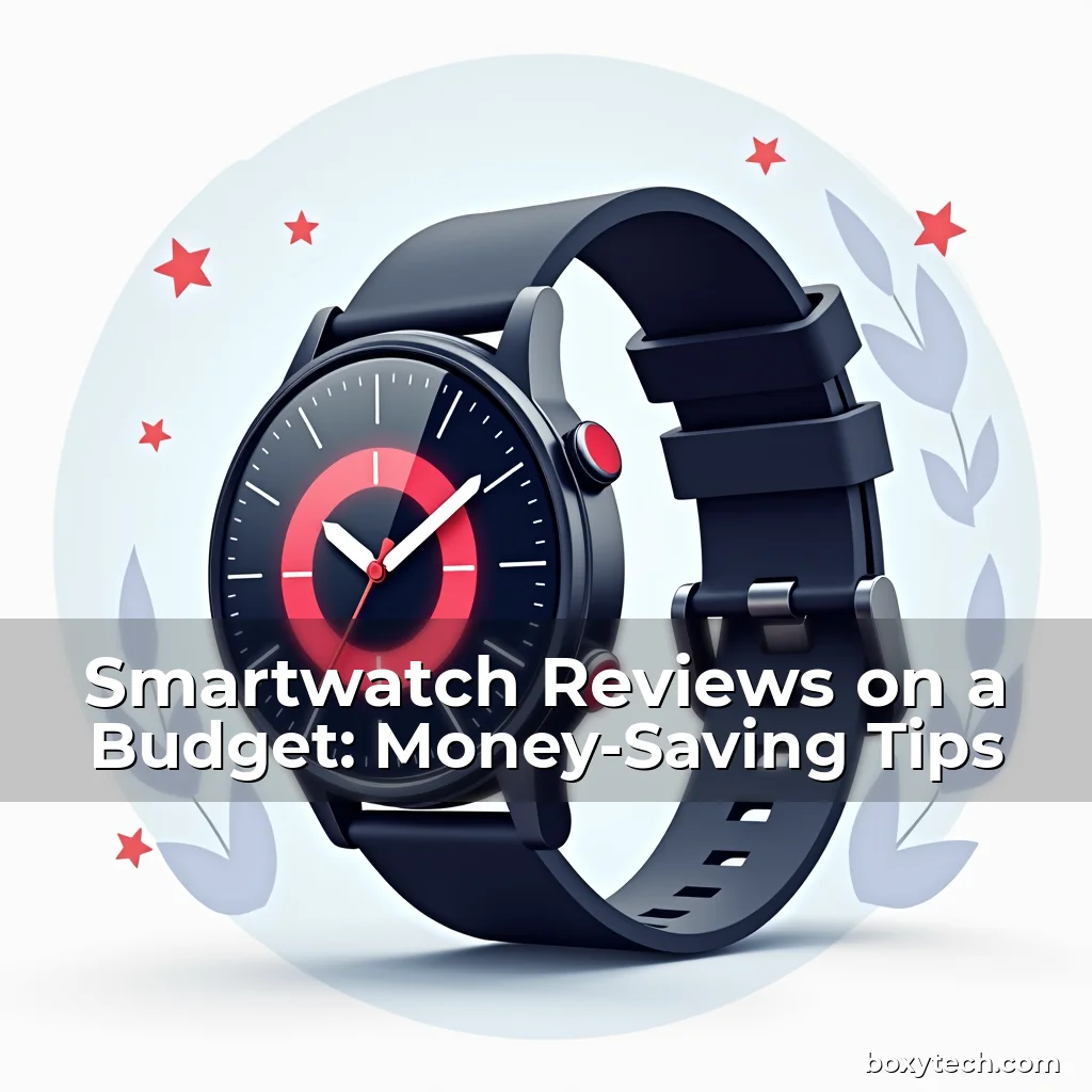 Artistic representation for Smartwatch Reviews on a Budget: Money-Saving Tips