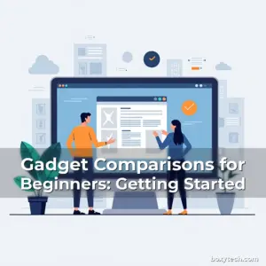 Artistic representation for Gadget Comparisons for Beginners: Getting Started